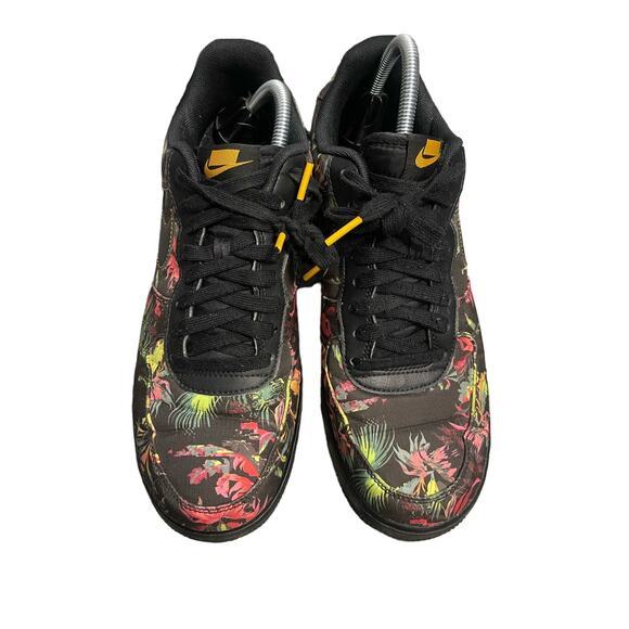 Nike Air Force 07' Sneakers LV8 Tropical Palm Black Mens Size 10 - Picture 1 of 7